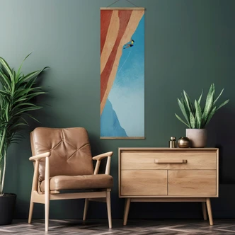 Stampe su tessuto Arrampicata sul Grand Canyon - Rivers - Panorama 