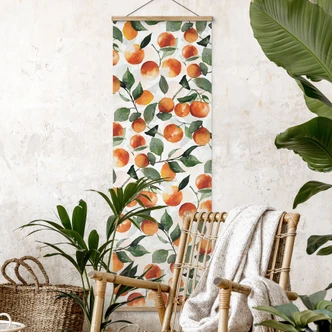 Textielposter Fruitige mandarijnen - UN Designs 