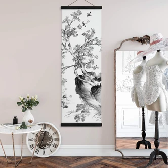 Tekstil plakat Yuan - Osmanthus træ - Panorama 