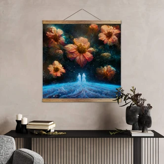 Affiche textile Heine - Origine de la vie - Astro Cruise 