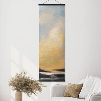 Stoffbild Goldenes Licht am Abendhimmel - Bergius - Panorama 
