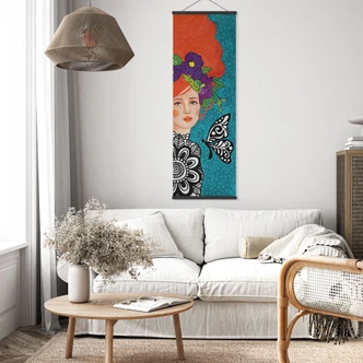 Farfalla donna con Stampe su tessuto - Hülya - Panorama 