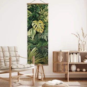 Stoffbild Dschungelpflanzen - Jaszke - Panorama 