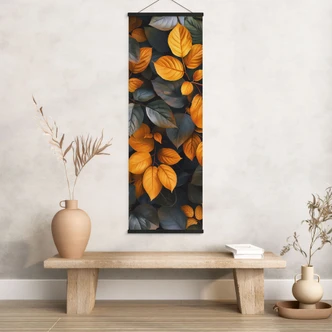 Stoffbild Leuchtende Blätterpracht im Herbst - Jaszke - Panorama 