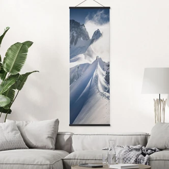 Textile poster summit of Mont Blanc - Nienartowicz - Panorama 