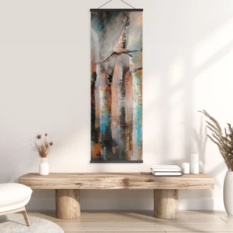 Textile poster Flight through the arcades - Schmucker - Panorama 