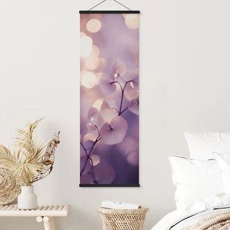 Textielposter Delicate orchidee in paars - Treechild - Panorama 