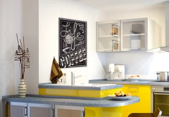 Wandbild Life begins after Coffee 