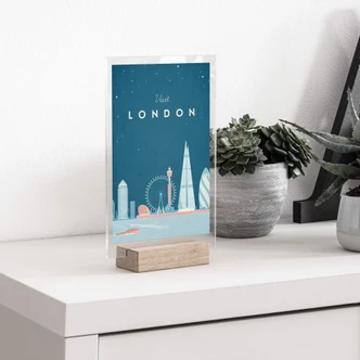 Tischaufsteller Rivers - London 