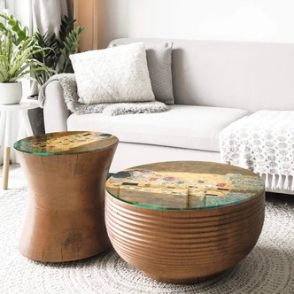 Glazen Tafelblad Klimt - de Kus 