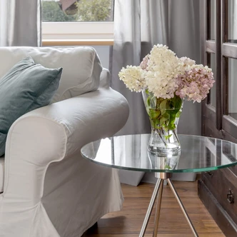 Glazen Tafelblad Rond - Transparant 