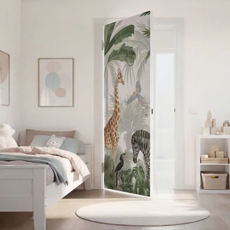 Jungle Jive door film - Kikki Belle - Self-adhesive door decoration Jungle Jive door film - Kikki Belle - Self-adhesive door decoration
