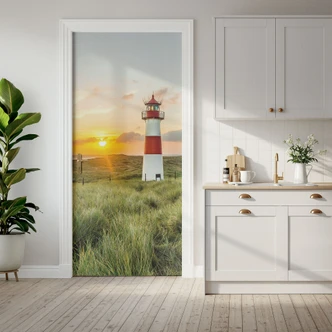 Door foil lighthouse on Sylt 