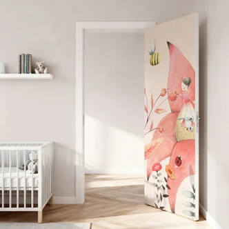 Door film for children's room - Thumbelina 01 - Loske - Self-adhesive door decoration Door film for children's room - Thumbelina 01 - Loske - Self-adhesive door decoration