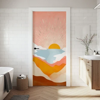 Door film summer day - SpaceFrog Designs - Self-adhesive door decoration Door film summer day - SpaceFrog Designs - Self-adhesive door decoration