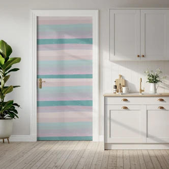 Door foil Colorful lightness - uplusmestudio - Self-adhesive door decoration Door foil Colorful lightness - uplusmestudio - Self-adhesive door decoration
