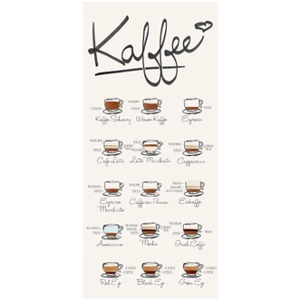 Türdesign Kaffeesorten 91x200 cm 