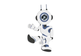 Wandtattoo Türspion Robot 02 