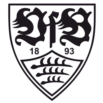 Wandtattoo VfB Stuttgart Logo einfarbig 