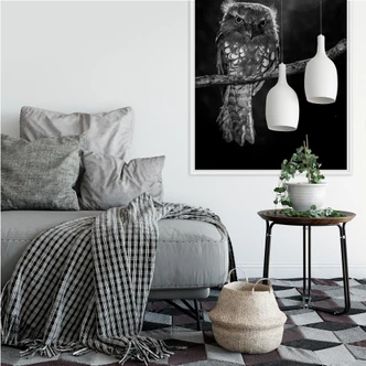 Wallprint Wilianto - Staring Owl 