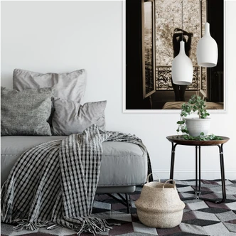 Zelfklevende Poster - View from the Window 