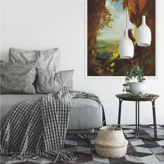 Wallprint - Spitzweg - Gnom, Eisenbahn betrachtend 