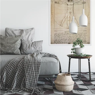 Wallprint W - Da Vinci - Proportionszeichnung 