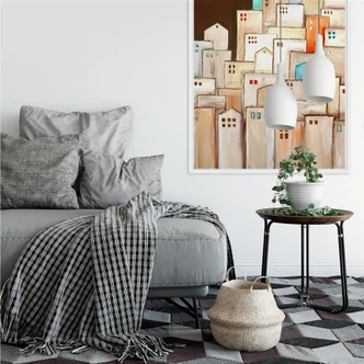 Wallprint - Melz - Großstadt 