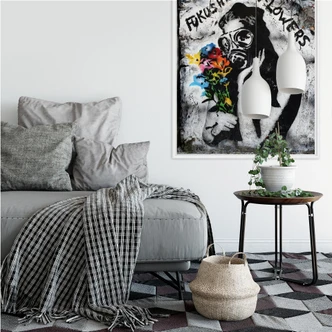 Zelfklevende Poster Fukushima Flowers 