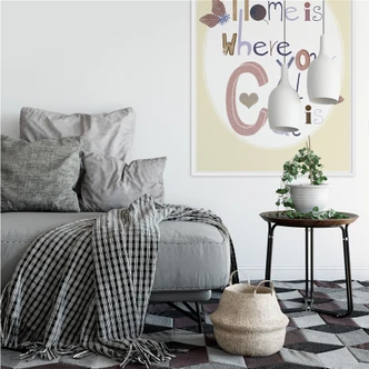 Wallprint Loske - Home is where your Cat is 