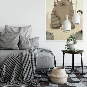 Wallprint Loske - Mäuseheld 