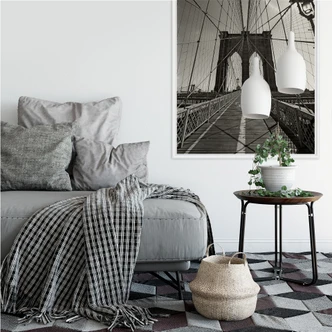 Wallprint - Brooklyn Bridge Perspektive 