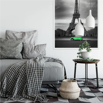 Wallprint La Vie est Belle - grün 