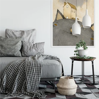 Wallprint Loske - Katzenhaus 