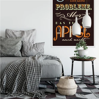 Wallprint Schokolade löst keine Probleme 