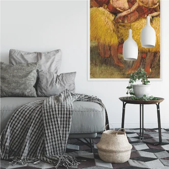 Wallprint Degas - Drei Tänzerinnen 