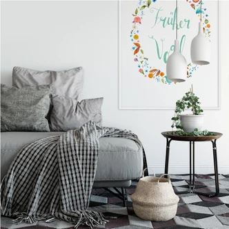 Wallprint Loske - Früher Vogel 