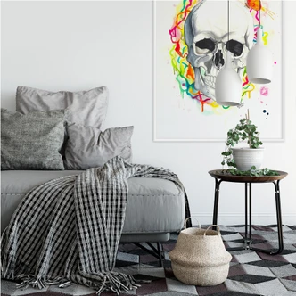 Wallprint Buttafly - Skull 