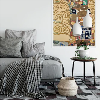 Wall print Klimt - The Fulfillment Wall print Klimt - The Fulfillment