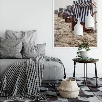 Wallprint W - Strandkorb auf Norderney 
