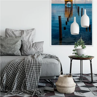 Wallprint - Haus auf dem Meer 