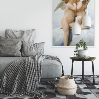 Wallprint - Bouguereau - Der erste Kuss 