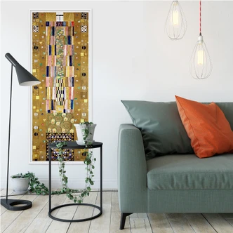 Zelfklevende Poster Klimt - Artwork for the Stoclet 