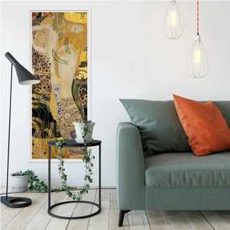 Zelfklevende Poster - Klimt - Waterslangen 