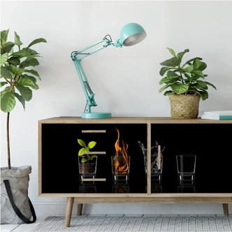 Muurprints Frutos Vargas - De Vier Elementen - panorama 