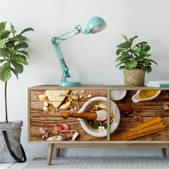 Wall print Laercio - Pesto Recipe - Panorama 