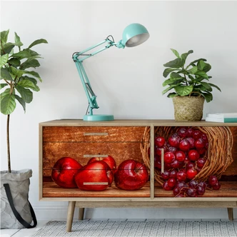 Wallprint Perfoncio - Rote Früchte - Panorama Wallprint Perfoncio - Rote Früchte - Panorama