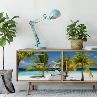 Zelfklevende Poster - Way to Paradise 