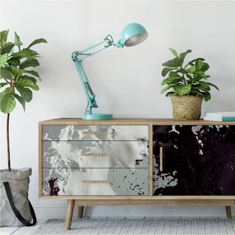 Zelfklevende Poster Milk and Coffee 