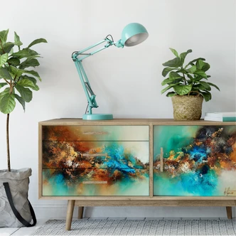 Zelfklevende Poster - Fedrau - Blended 